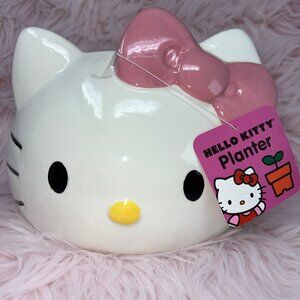 Hello Kitty Sanrio Planter - Pink Bow - NWT